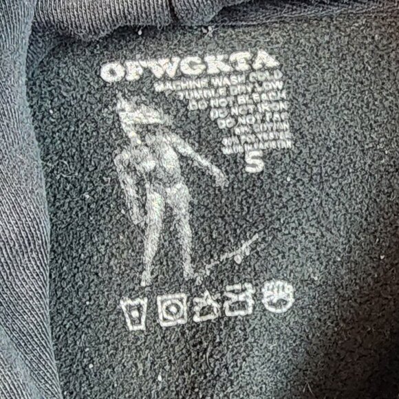 OFWGTKA Odd Future Wolf Gang Cat Rainbow Streetwear Graphic Hoodie Mens Small - Picture 3 of 9